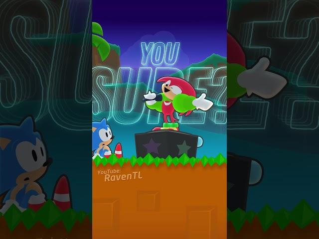 Knuckles Went FULL Eurovision Mode  (Sonic Animation Meme) #Sonic #memes