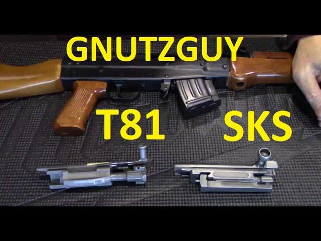 Bolt- SKS vs Type 81 Disassembly. Avoid slam fire