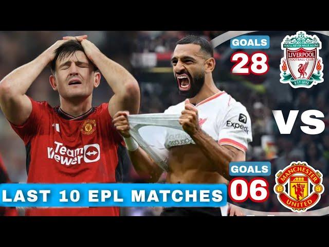 Liverpool • Last 10 EPL Matches with Manchester United