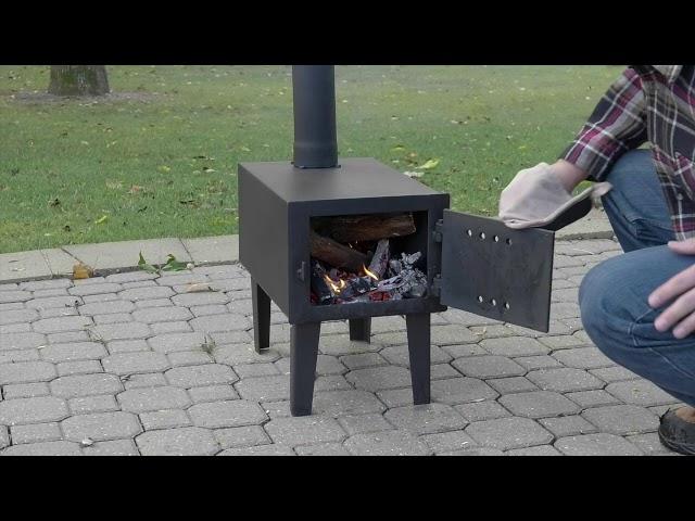 Outdoor Wood-Burning Stove