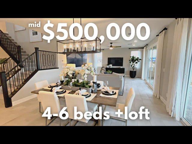 Brand New Las Vegas house for sale mid $500k | 4-6 beds with a loft