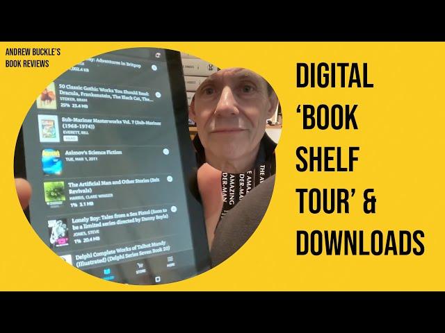 DIGITAL Graphic Novel Book shelf Tour | Marvel | DC | Dynamite | Andrew Buckle's Book Review