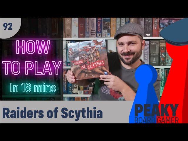 How to play Raiders of Scythia board game - Full teach - Peaky Boardgamer