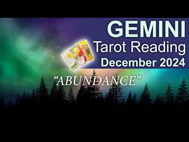 GEMINI TAROT READING "FULLY IN THE DRIVING SEAT" December 2024 #gemini #december2024 #tarotreading