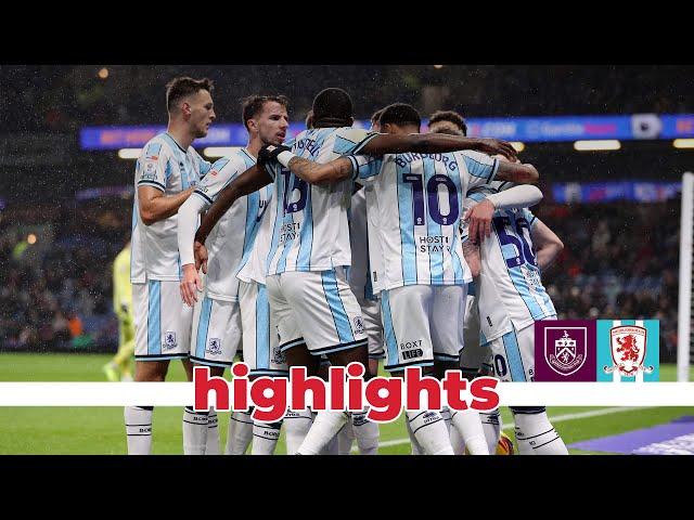 Match Highlights | Burnley 1 Boro 1 | Matchday 19