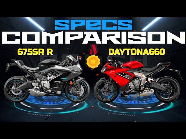 2025 CFMoto 675SR R ️ Triumph Daytona 660 | Quick Specs Comparison | Which would you buy? 