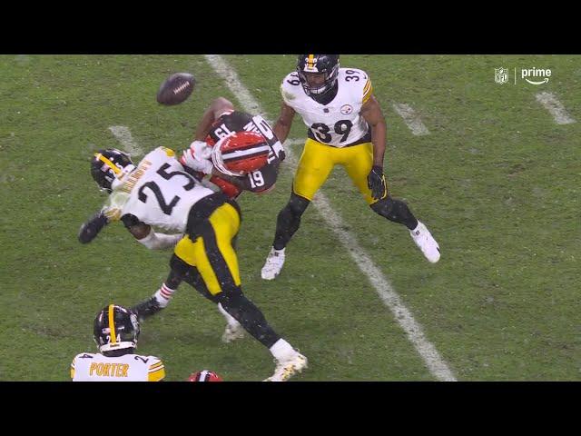 Tillman's 24-yard reception turns into a spin-cycle Steelers' turnover