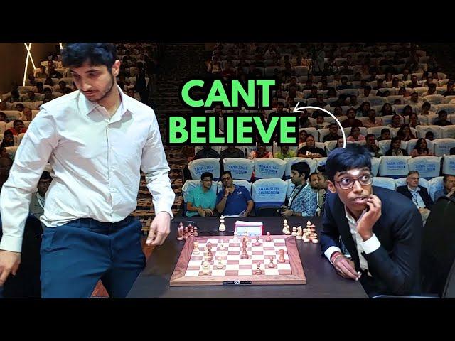 Pragg cannot believe what just happened there | Vidit vs Pragg | Tata Steel Chess India 2024