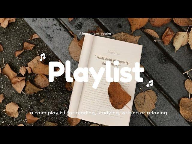 a quiet playlist for train rides in autumn ️ (reading/studying/relaxing) | Imaginary Realm