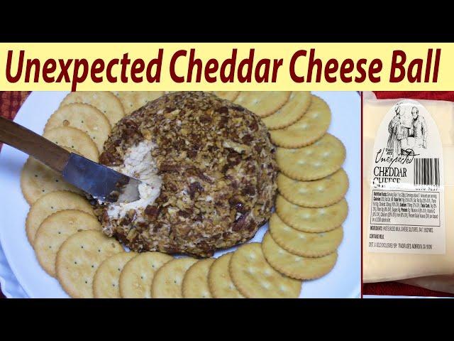 UNEXPECTED CHEDDAR CHEESE BALL RECIPE | APPETIZER