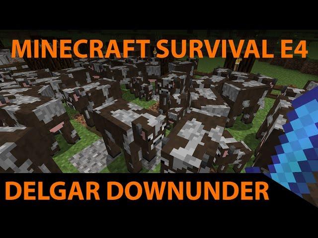 Delgar's Adventure | E04: Farmer Delgar 2 | Delgar Downunder | Minecraft Survival