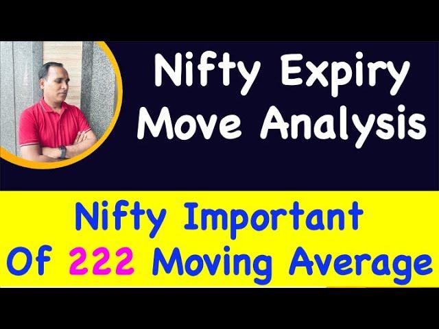 Nifty ImportantOf 222 Moving Average  !! Nifty Expiry Move Analysis