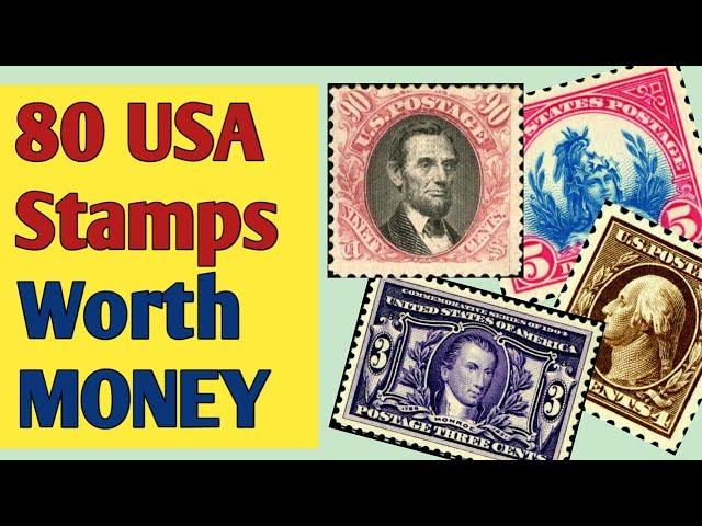 Most Expensive Stamps USA 2024 Auctions | 80 Rare American Postage Stamps Worth Money