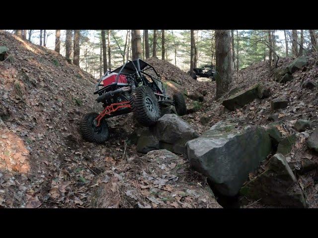 Rear Steer Samurai and Portal RZR 1000 on the Buggy Trail 5B and Lower Buggy Trail at Interlake SRA