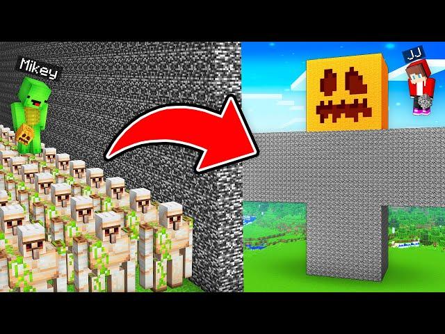 JJ Trolled Mikey in Super Mob Battle in Minecraft! (Maizen)