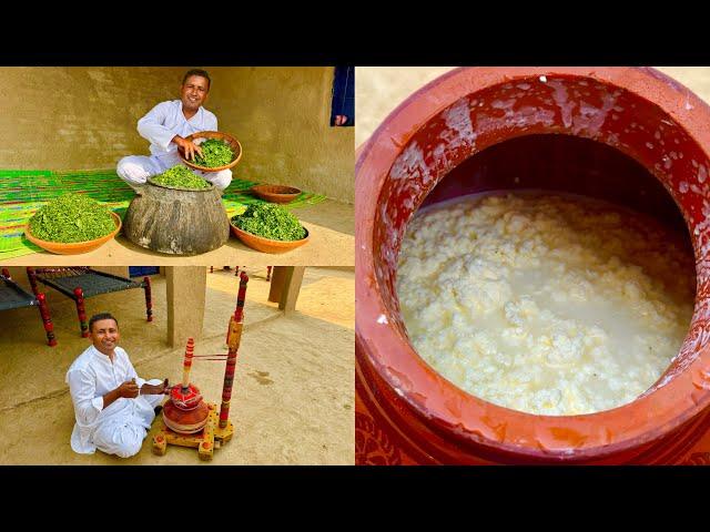 Saag Makkhan Malai Aur Makki Ki Roti | Traditional Saag Recipe | Punjabi Saag | Village Life Punjab