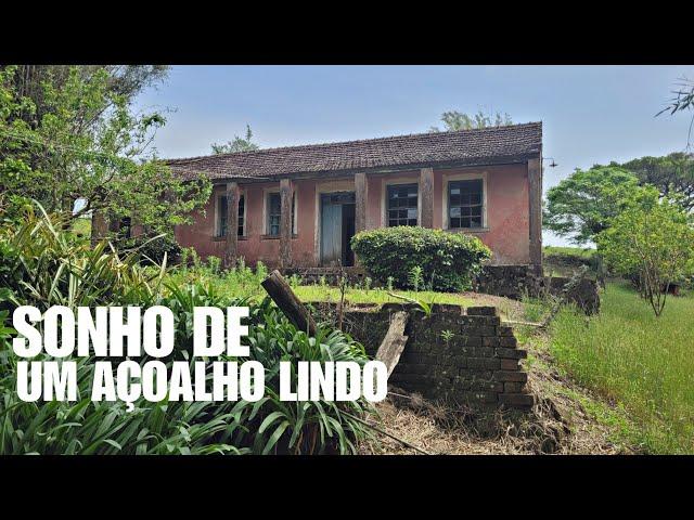 CASA ABANDONADA HÁ 20 ANOS COM MOSAICO LINDO DE VER