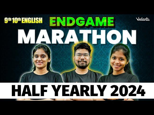 9th 10th English MARATHON | Half Yearly 2024 | TN State Board