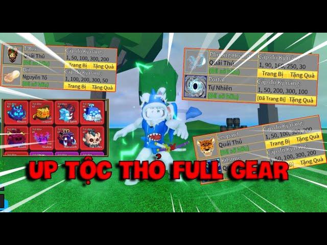Tôi Up Tộc THỎ V4 FULL GEAR Cho Khách và Chiêm Ngưỡng Ac Đầy Trái Ác Quỷ Vĩnh Viễn Trong Blox Fruit