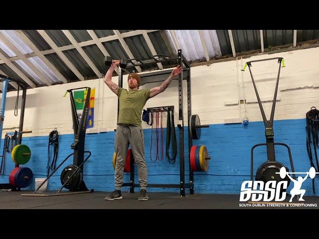 Eccentric Dumbbell Push Press
