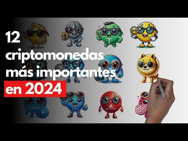 Las CRIPTOMONEDAS Más Importantes del 2024 explicadas en 9 minutos