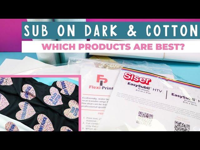 Sublimation On Dark Colors and Cotton: What Works and What Doesn't