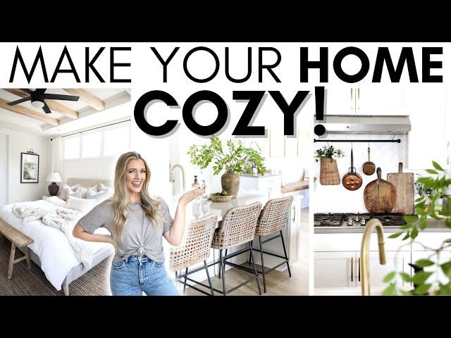 HOW TO MAKE YOUR HOME COZY || STYLING TIPS || HOME DECORATING IDEAS