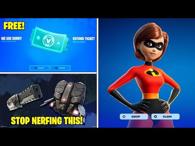 Fortnite *NEW* Update (FREE Refund Token & Incredibles Skins!)