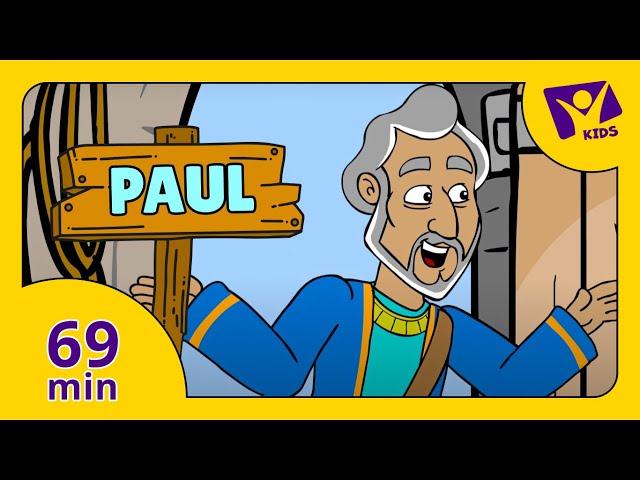 Story about Paul (PLUS 15 More Cartoon Bible Stories for Kids)