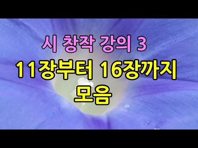 시 창작 강의 11장에서 16장까지 모음, 시클/하린