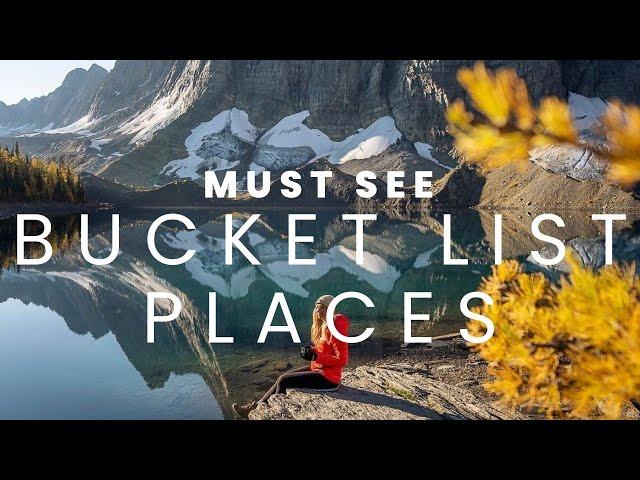 Top 20 Bucket List Places to See Before You Die | Must See World Bucket List Places - A Travel Video