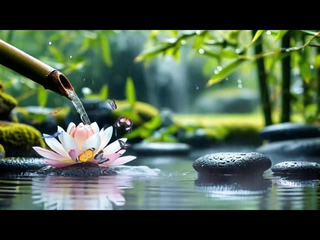 Beautiful Relaxing Piano, Water Sound - Deep Sleeping Music, Yoga, Calming Music, Meditation Music