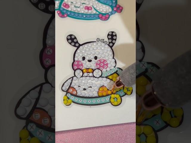 So Cute! Pochacco diamond stickers #pochacco #diamondpainting #diamondstickers #shortsvideo #shorts