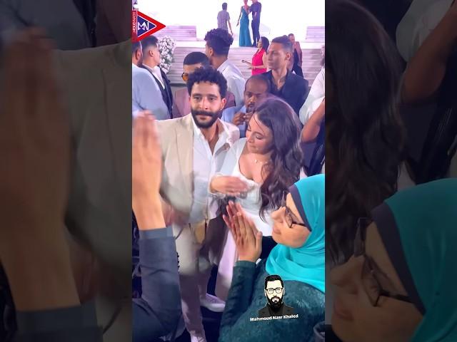 رقص مصطفي منصور وهايدي رفعت ويشعلوا  حفل الخطوبة 