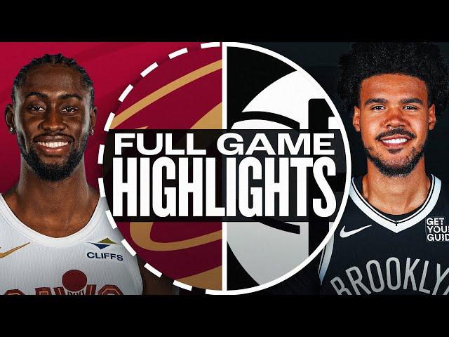 CAVALIERS at NETS | FULL GAME HIGHLIGHTS | December 16, 2024