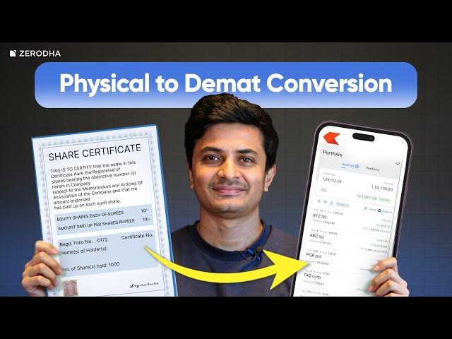 How to convert physical share certificates to demat | Complete guide