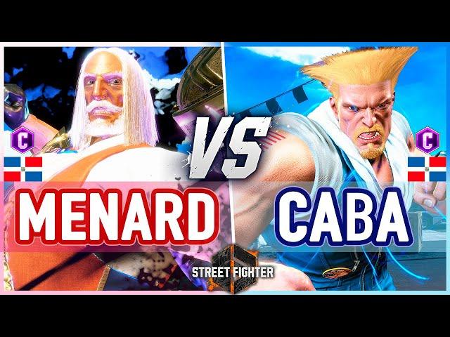 SF6  MenaRD (JP) vs Caba (Guile)  Street Fighter 6