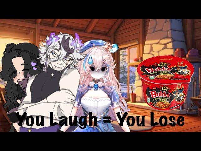 [Laugh You Lose] We Laugh We Eat Spicy Noods [Mira Meridia | Virtual Idol]