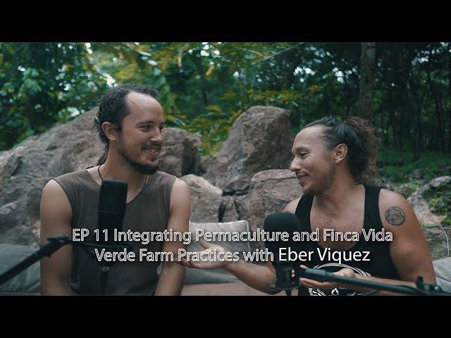 Integrating permaculture and finca vida verde farm practice with Eber Viquez