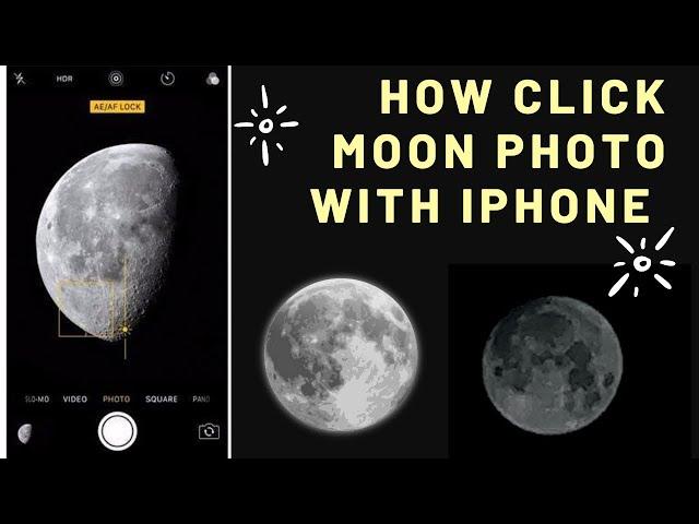 How click moon photo with iPhone 15,14,13 &12 Pro & ProMax. Best Camera Settings for mobile camera