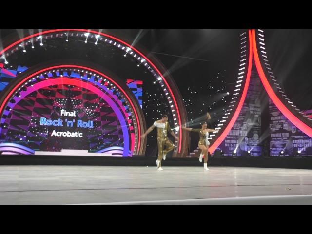 World Championship  Acrobatic Rock n Roll Moscov 2016 Anna Miadzielec Jacek Tarczylo