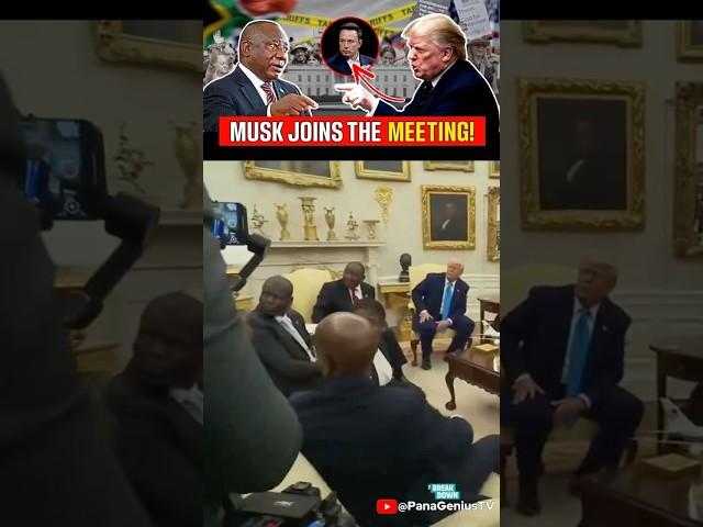 Elon, Trump & Ramaphosa meet—Musk may get a pass on Black ownership law.