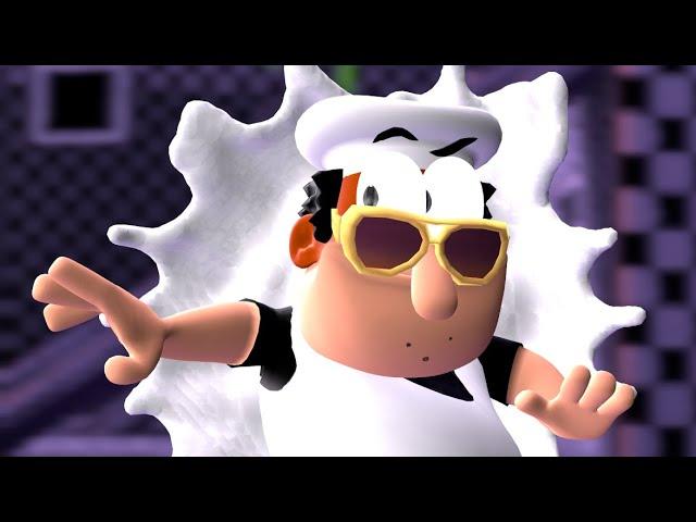 Don't attack Peppino when he's dancing (pizza tower meme,Garry's mod)