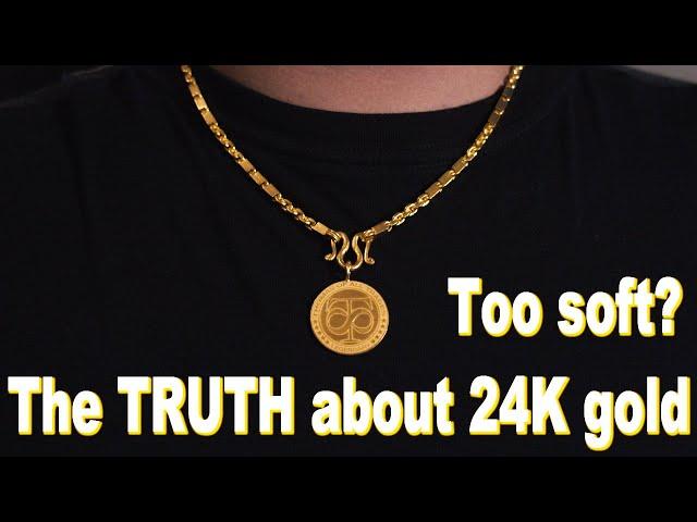 THE TRUTH ABOUT 24K GOLD -  Is it too soft? Can it be worn as jewelry?