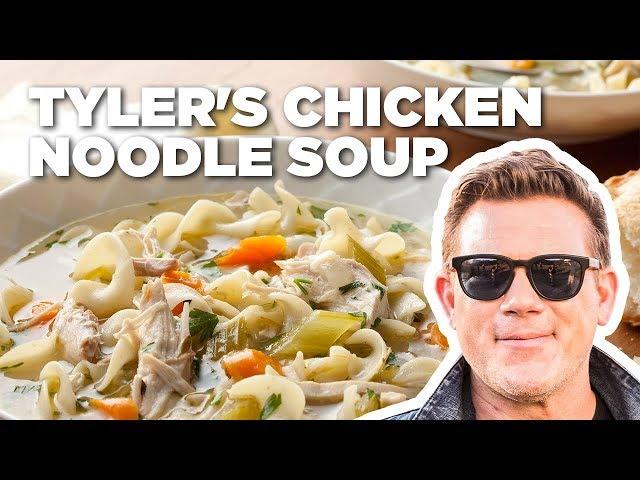 Tyler Florence Makes Chicken Noodle Soup | Food 911 | Food Network