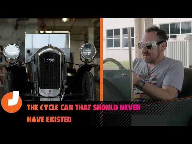 Driving the Craziest 1920's Cycle Car that Should Never Have Been Made  |  Jason Drives