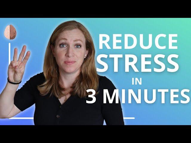 3-Minute Stress Management: Reduce Stress With This Short Activity