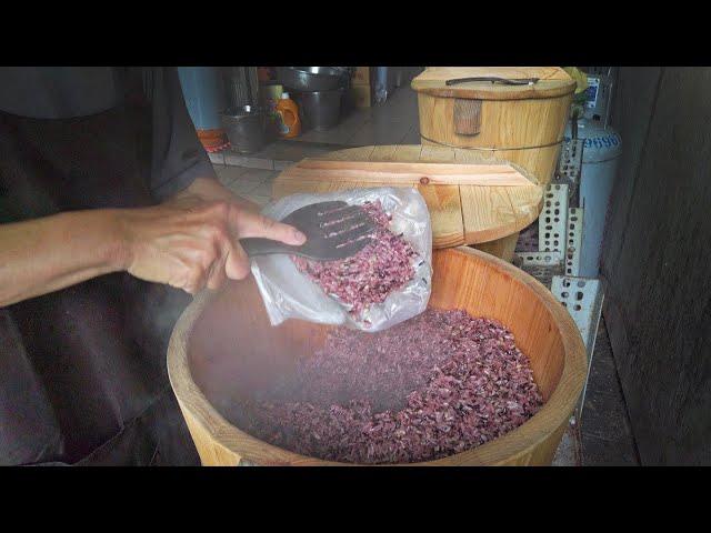 Taiwan's Best-Selling Breakfast Rice Ball Shop 3-Black Rice Balls/黑米飯糰,肉排飯糰,沖繩飯糰-Taiwanese breakfast