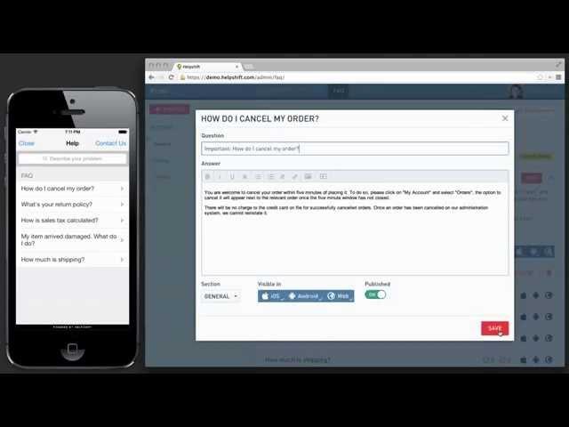 Helpshift — Mobile Application FAQ, CRM, & Customer Support