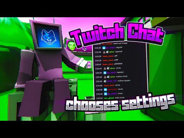 Twitch Chat CHOOSES My KRUNKER SETTINGS!